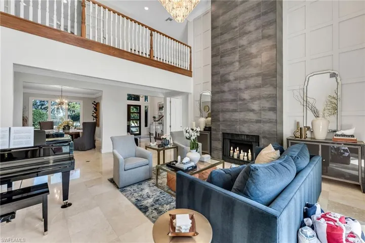 Living Room to DIning Room and Foyer