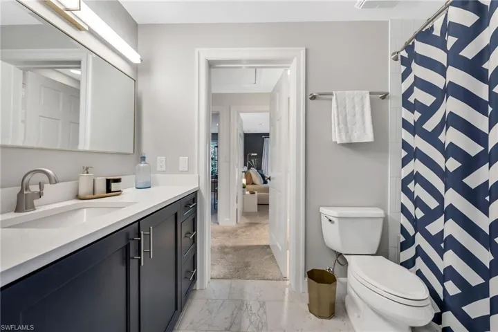Jack & Jill Bathroom for  Guest Bedrooms 1 & 2