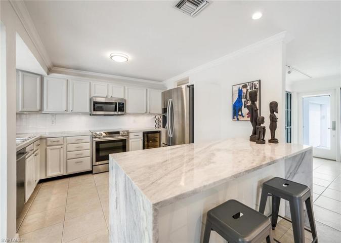 Updated kitchen with island