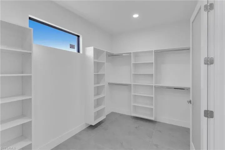 View of spacious closet