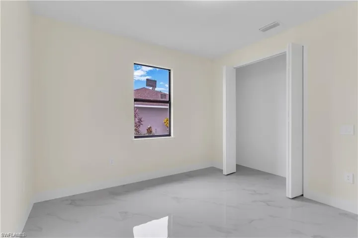 View of unfurnished bedroom