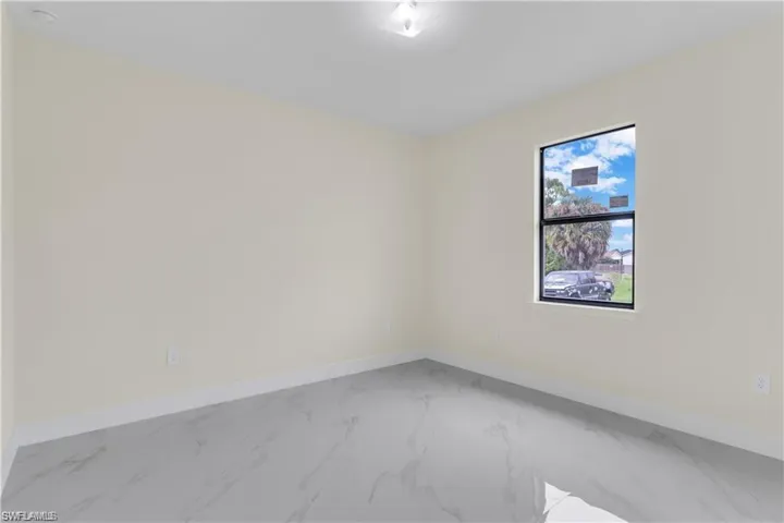 View of spare room