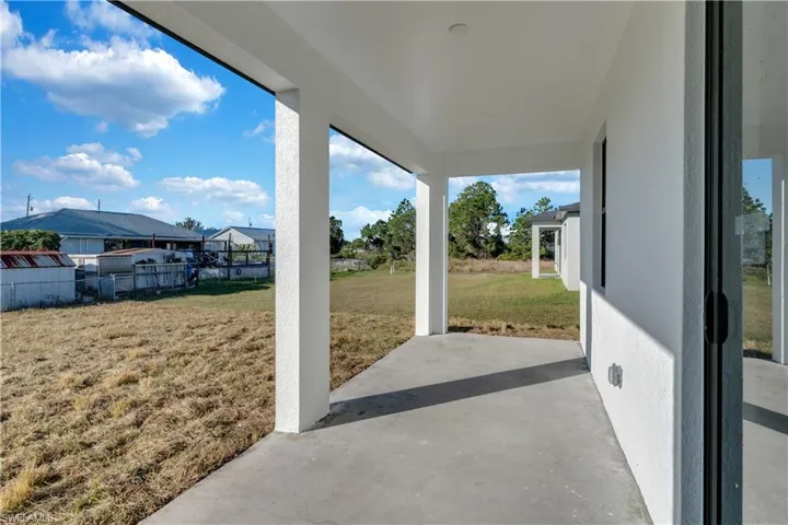 View of patio