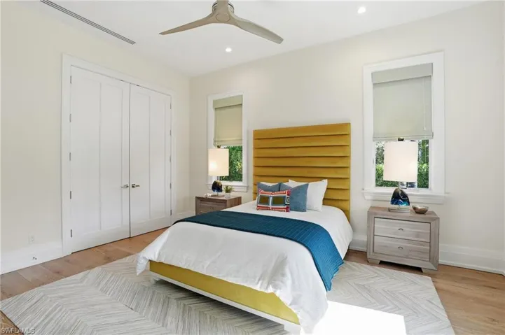 Neutral tones and natural textures create a relaxing environment for visiting friends and family