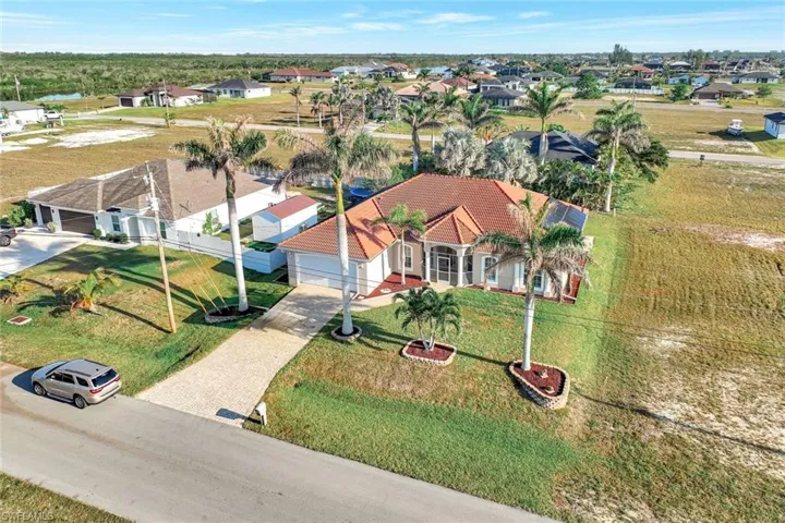 Aerial view featuring a residential view
