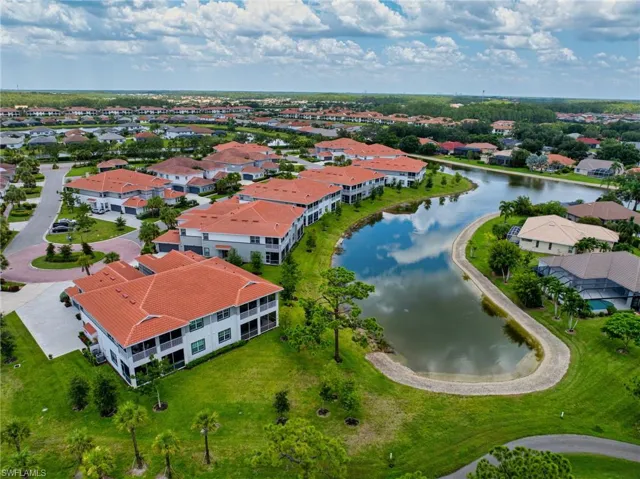 Drone / aerial Unobstructed views of lake and community