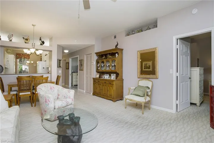 Large open family room