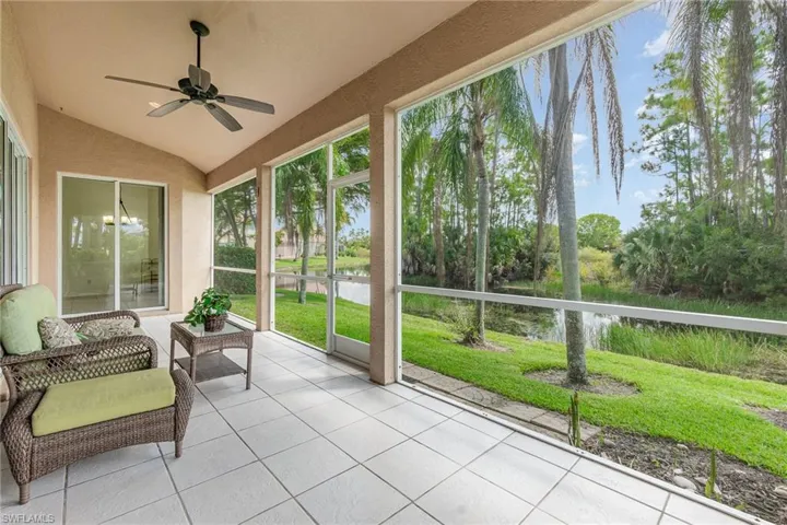 Lanai with Lake view