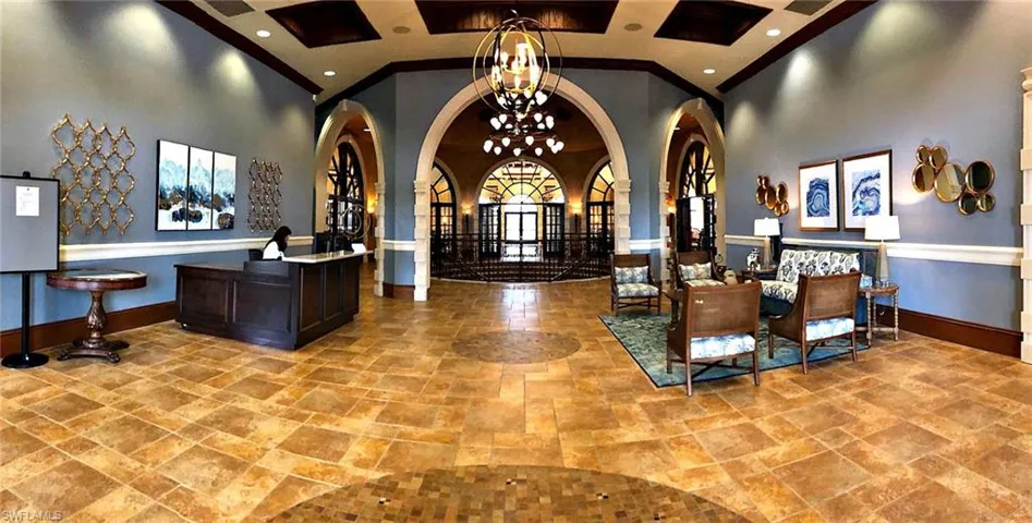 Lobby entrance to the Clubhouse