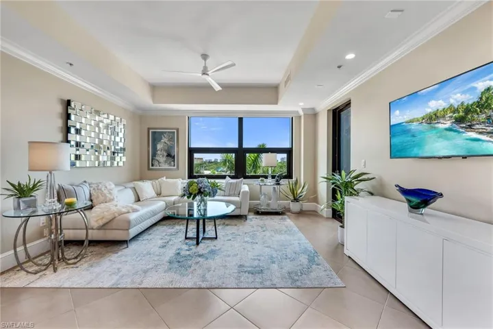 Spacious Living Area with an abundance of Narual Light