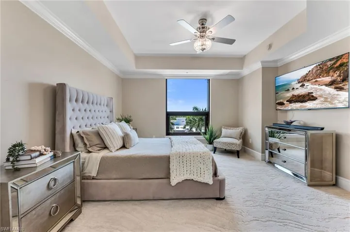 Striking Master Suite with beautiful view