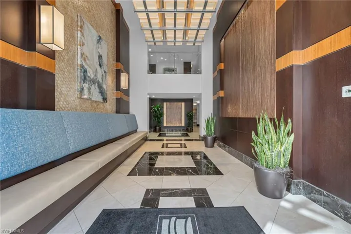 Lobby and Front Entrance to the Building