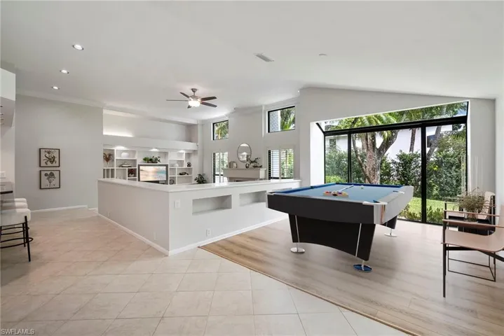 Virtually Staged pool table