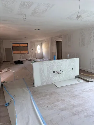 Kitchen with wood finished floors