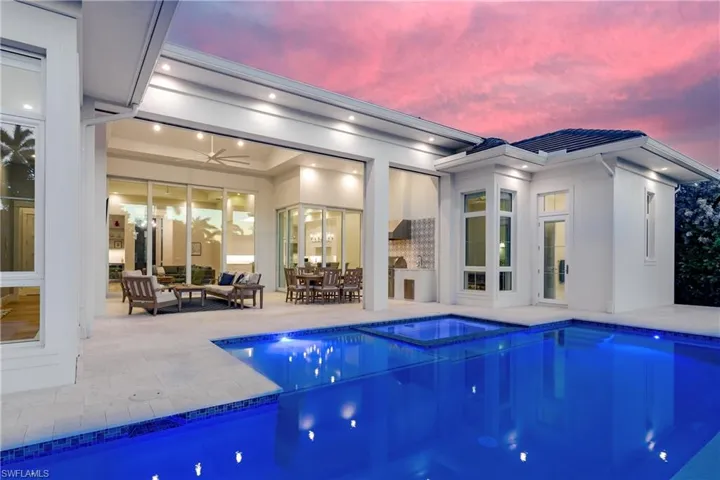 Pool & Spa Sunset