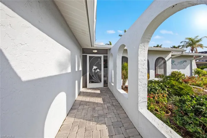 View of entrance to property