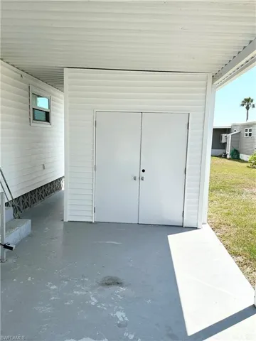 Newly constructed 12X8 storage building