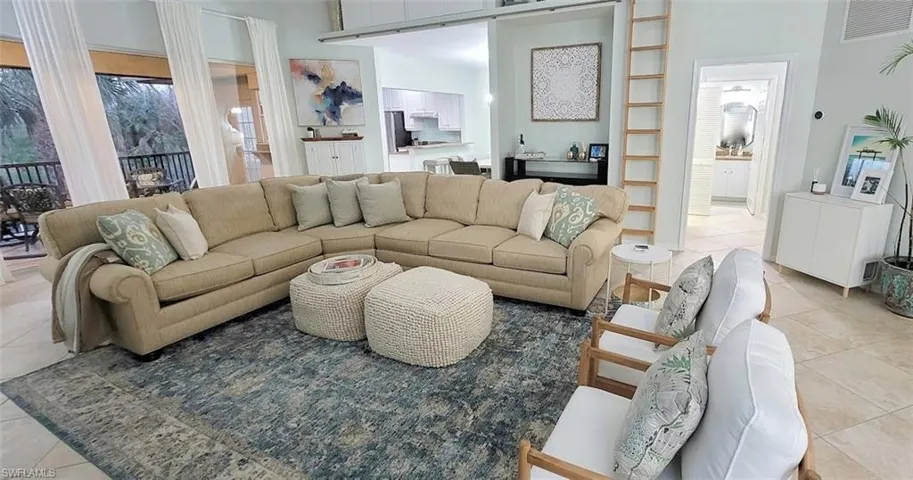 Bright and open feel, beach decor