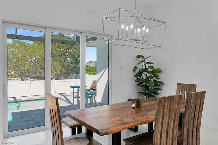 View of dining area