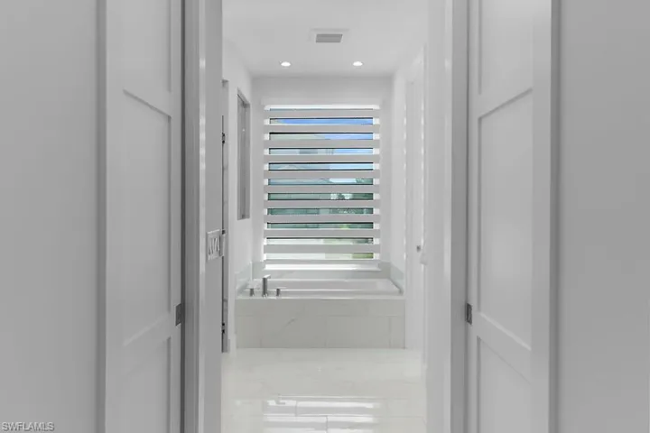 Detailed view of recessed lighting