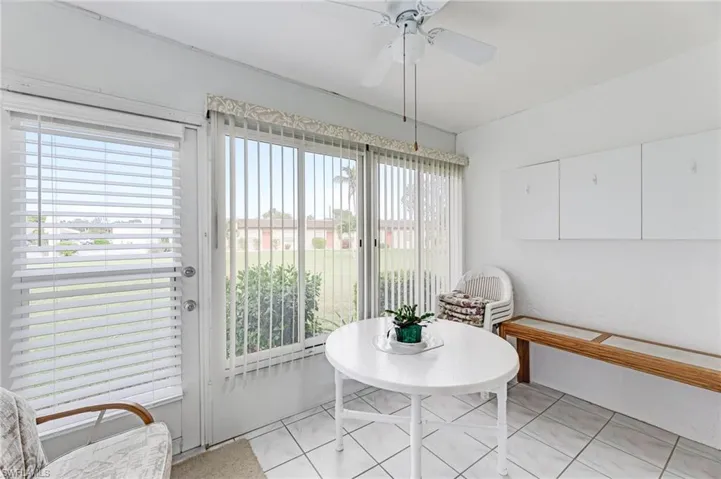 Tiled enclosed lanai