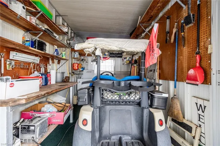 View of storage area