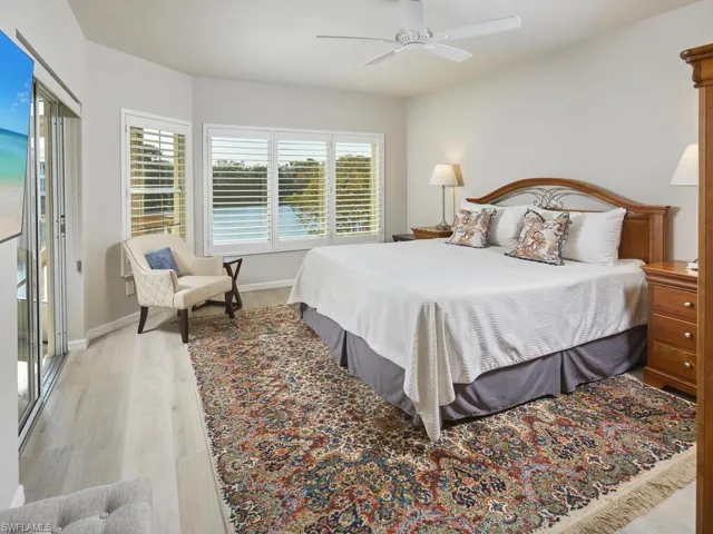 Primary bedroom suite WITH a view!