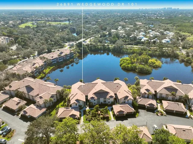 Aerial view of 26891 Wedgewood.