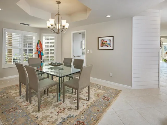 For those more formal evenings, enjoy a special meal in the lovely dining area.