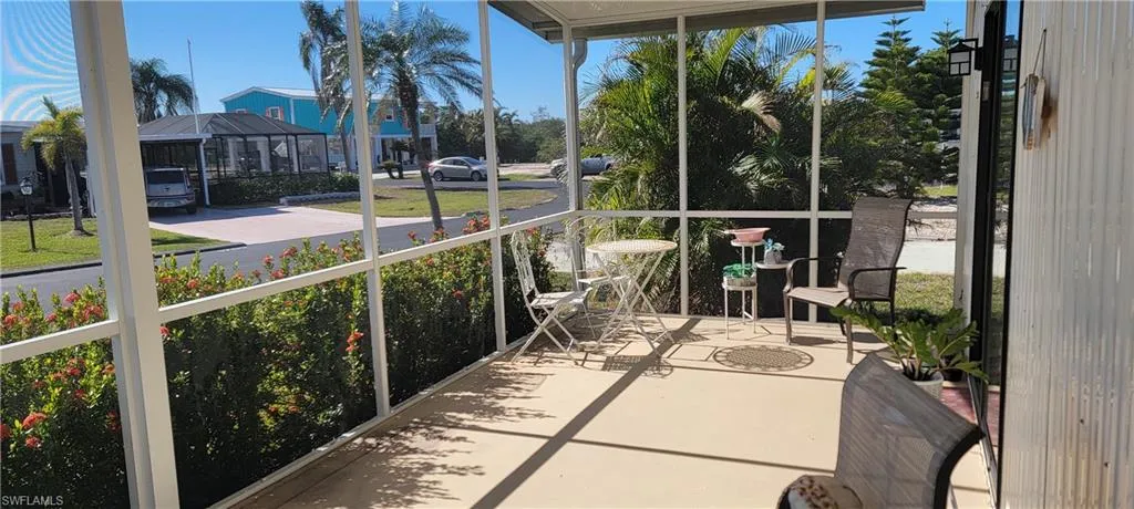 View of screened Sunroom