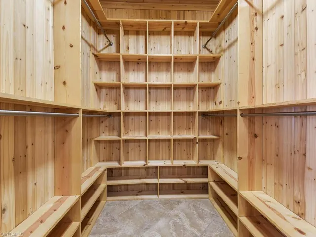 Cedar Lined Walk-In Closet