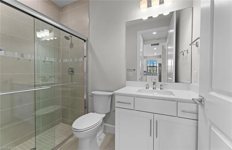 Full bath with walk-in shower