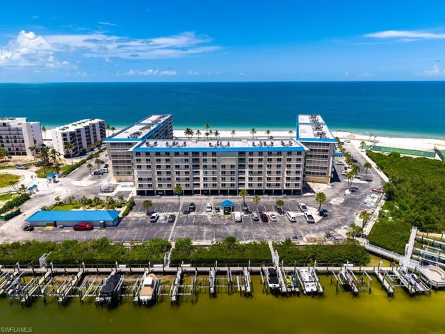 Bird's eye view of a large body of water