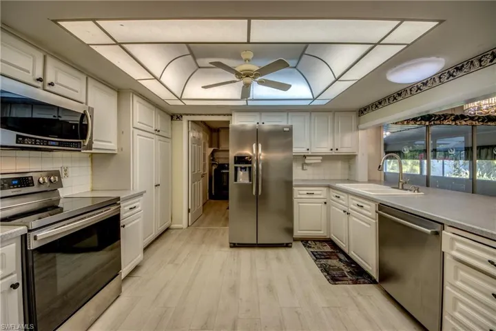 newer appliances in kitchen