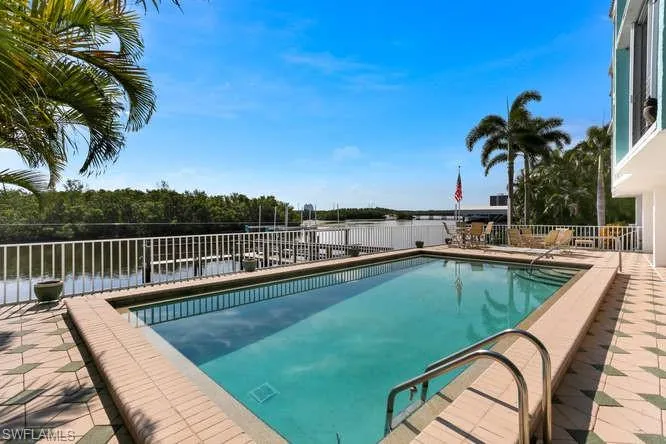 This is the pool area before Ian,  The pool deck and pool equipment is all currently being restored.