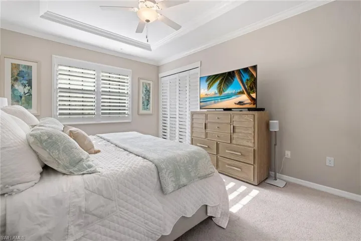 Sliders to lanai from primary bedroom