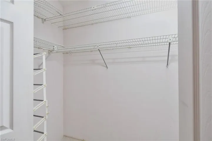 View of spacious closet