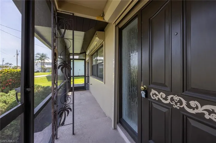 Entrance to property