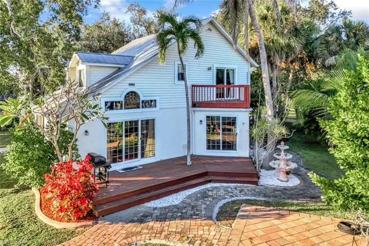 Back of Home Overlooking the Water
