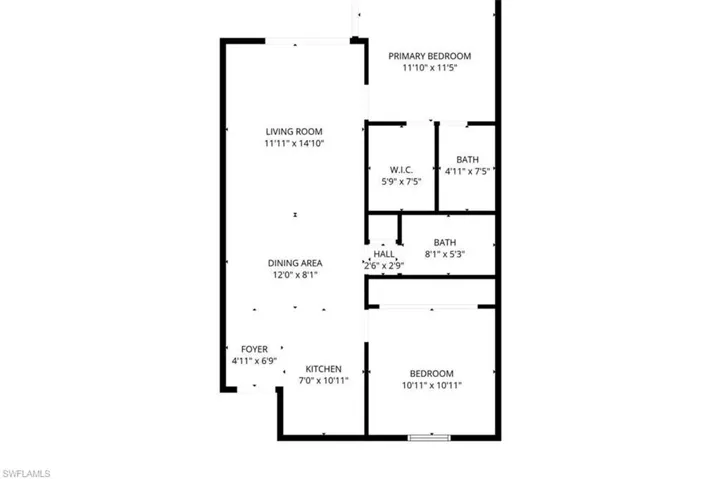 View of room layout