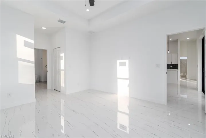 Master room featuring ceiling fan