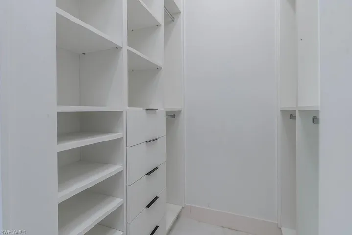 View of spacious closet