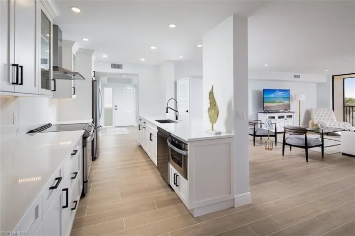 Open living area with reimagined floor plan