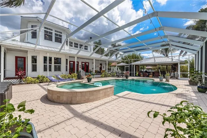 Pool and Spa View