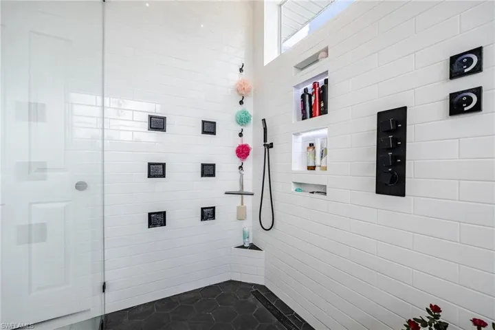 updated master shower