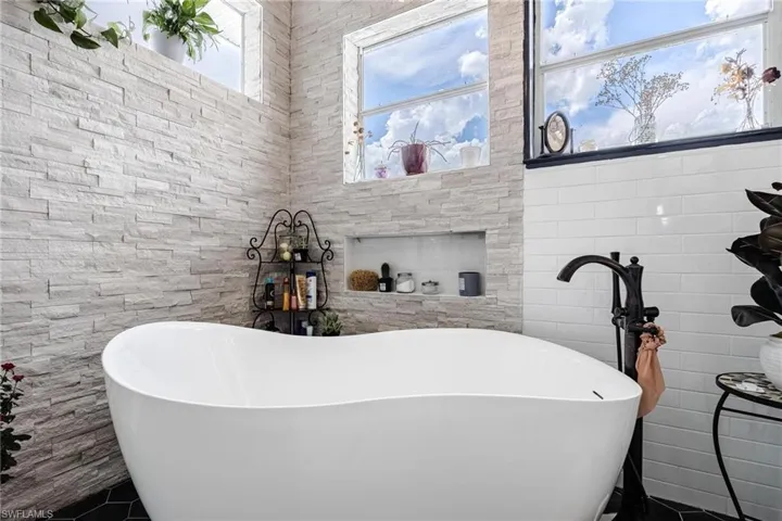 updated master bathroom