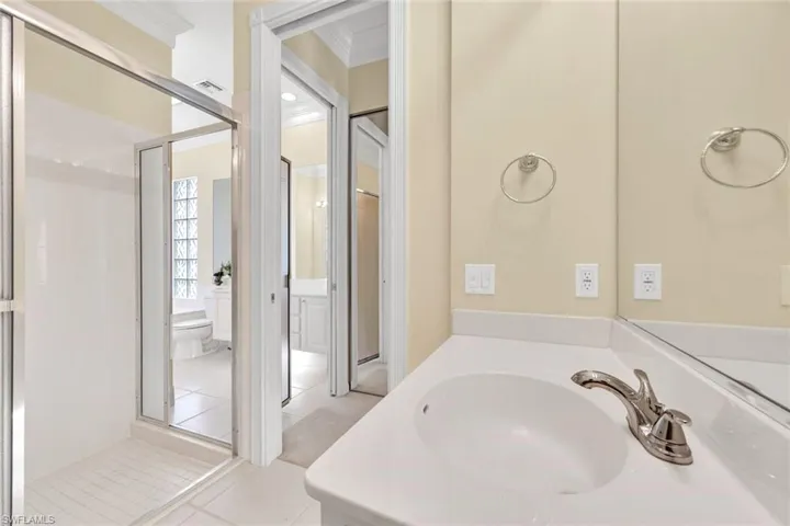His bathroom
