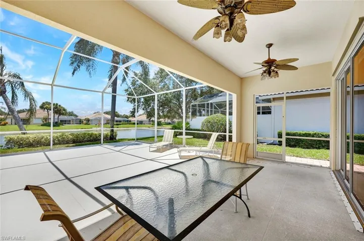 Screened lanai