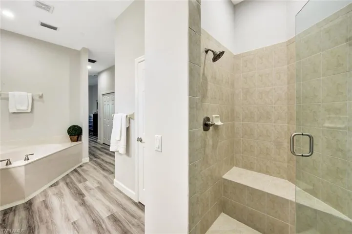 Updated Shower with the New Frameless Door
