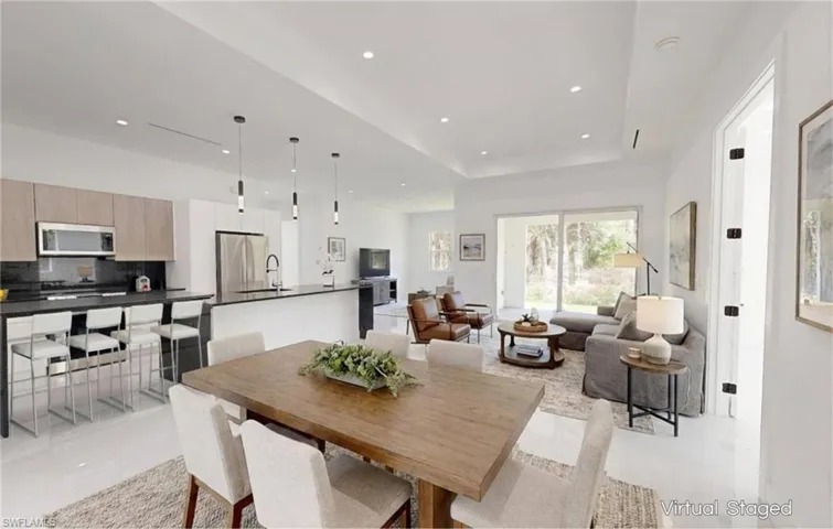 Great room- Virtual Staged